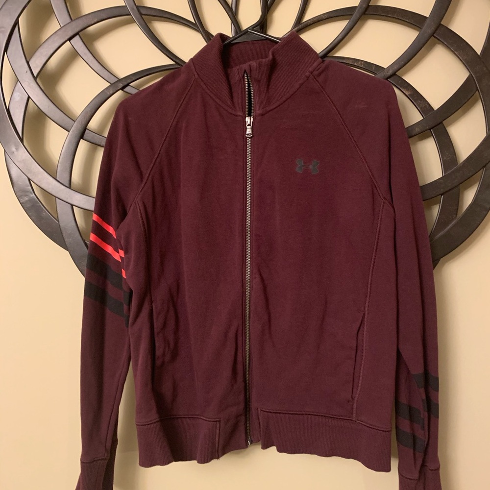 Size S Women’s UA zip up sweatshirt